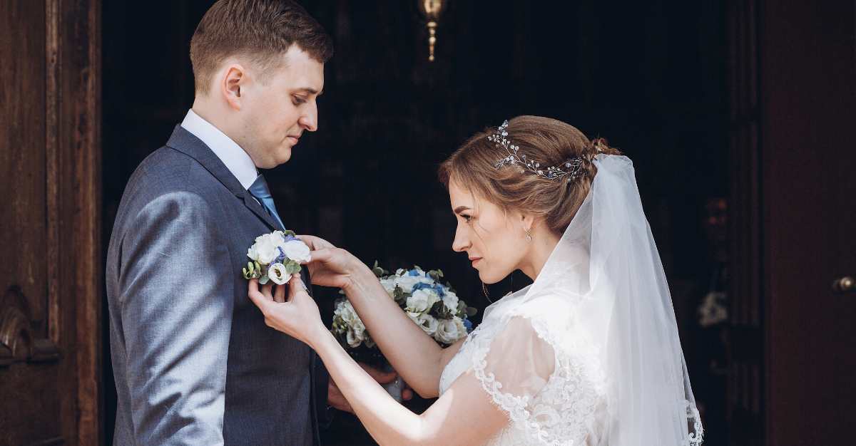 Side-by-side of a photographer taking portraits and a videographer recording real-time moments at a wedding for wedding photography vs videography.