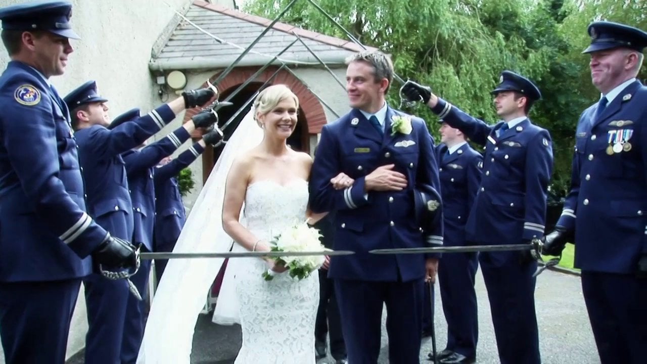 Garrison church Wedding Video Olivia & Daire